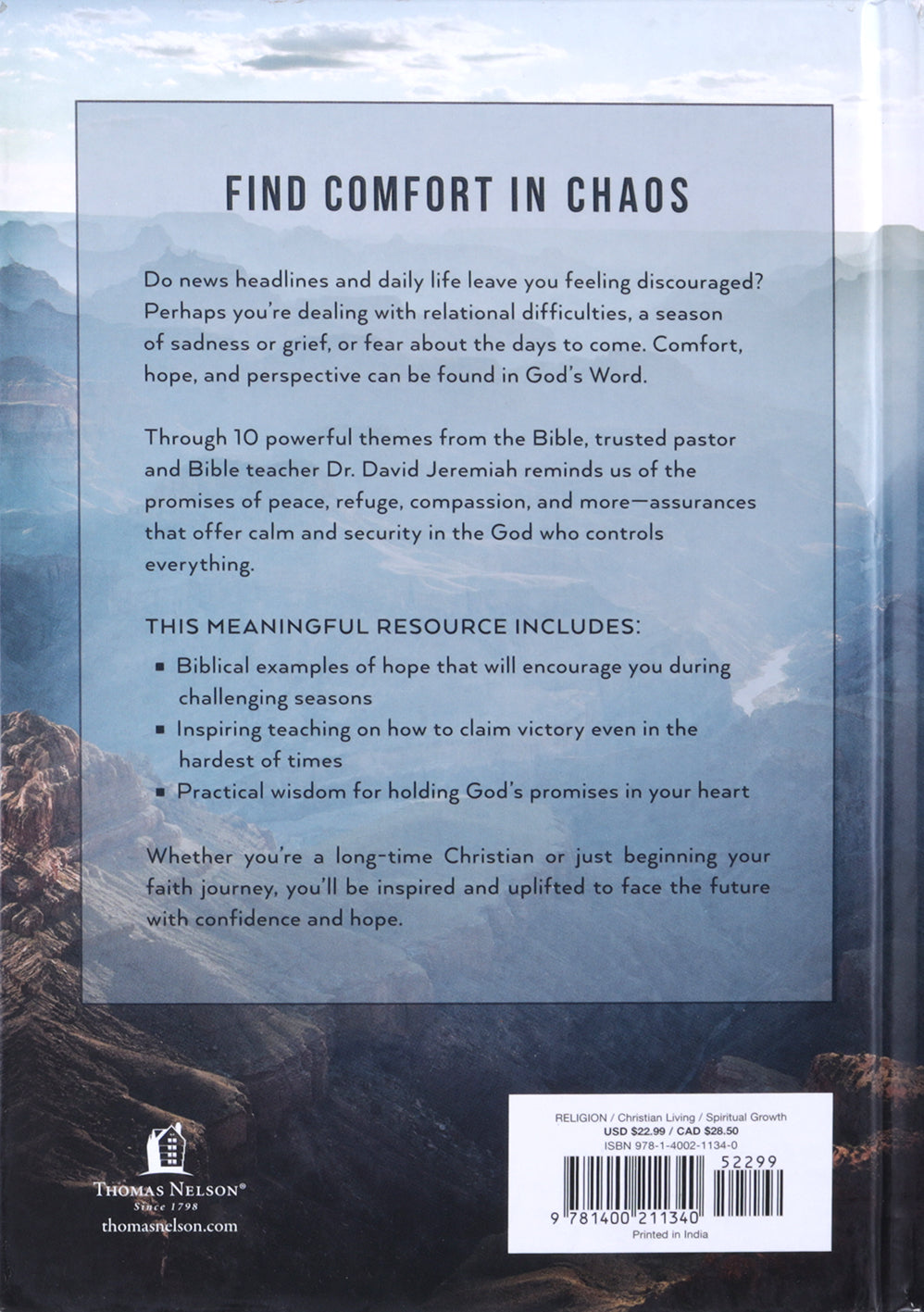 Encouraging Words For a Discouraging World: 10 Biblical Promises to Bring Comfort in Chaos
