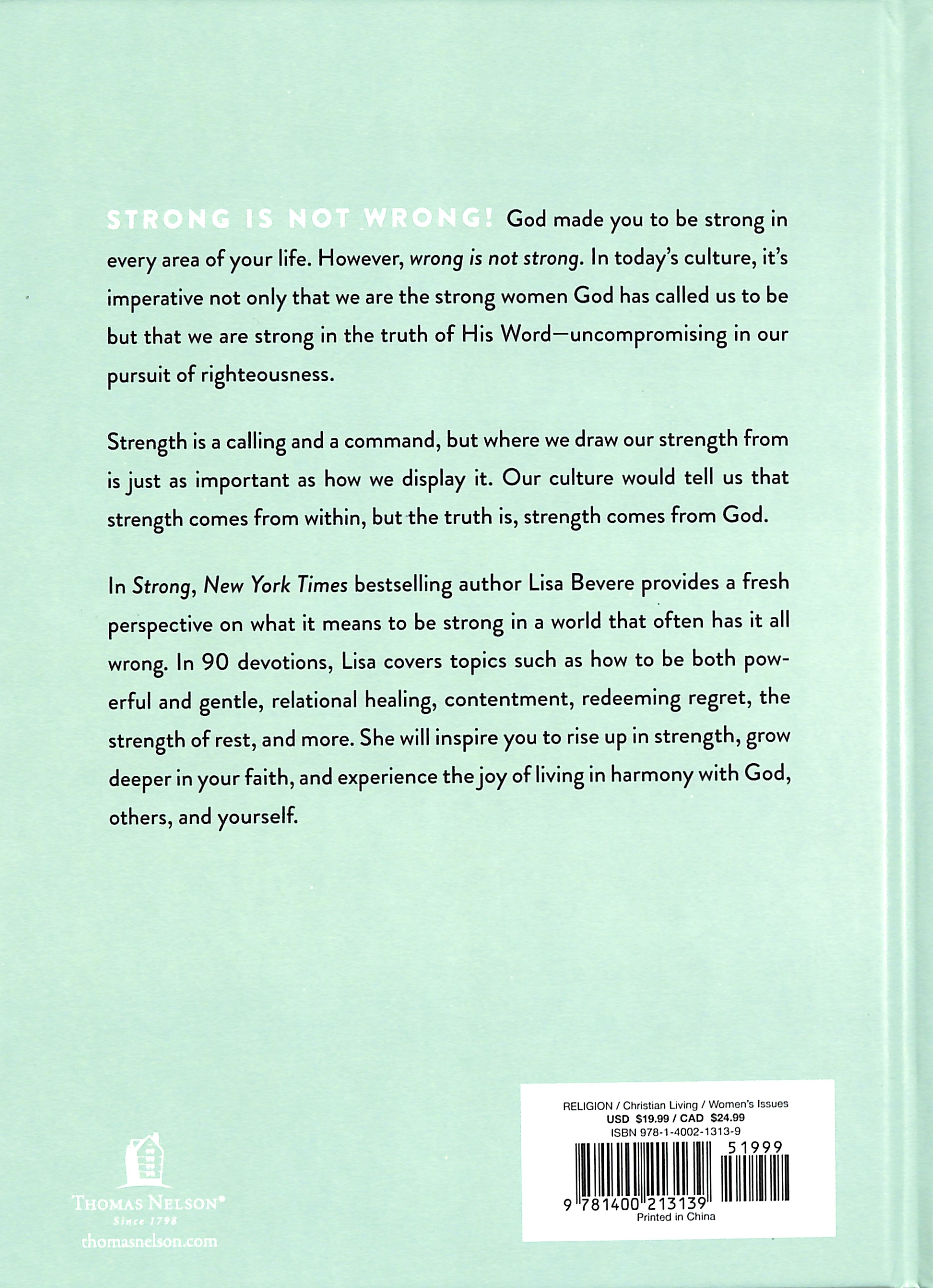 Strong: Devotions to Live a Powerful and Passionate Life