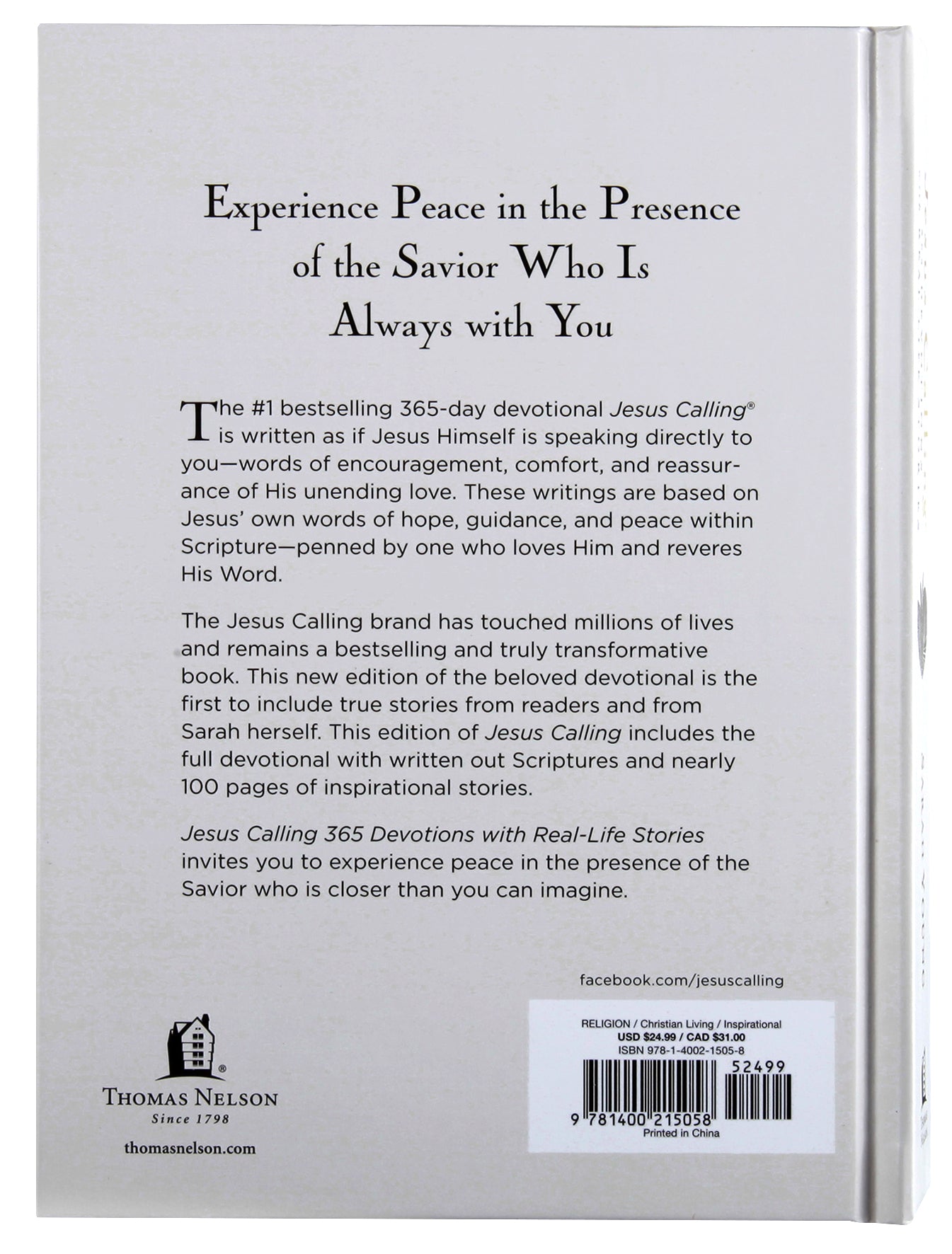 Jesus Calling: 365 Devotions With Real-Life Stories (With Full Scriptures)