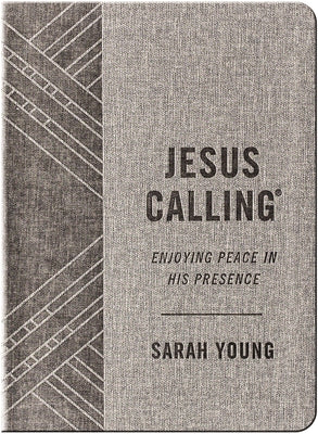 Jesus Calling: Enjoying Peace in His Presence (With Full Scriptures) (Textured Gray)