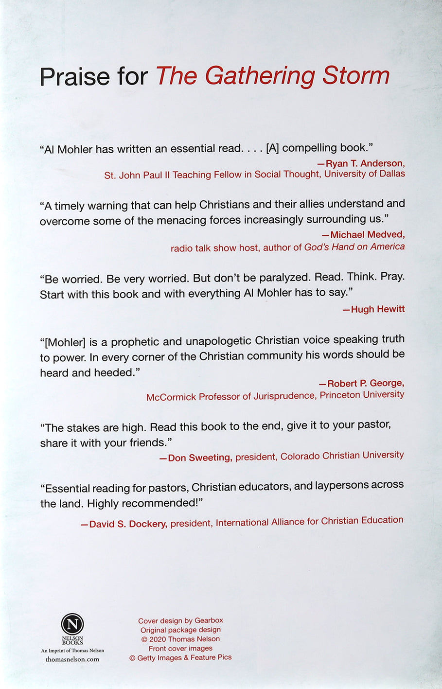 The Gathering Storm: Secularism, Culture, and the Church