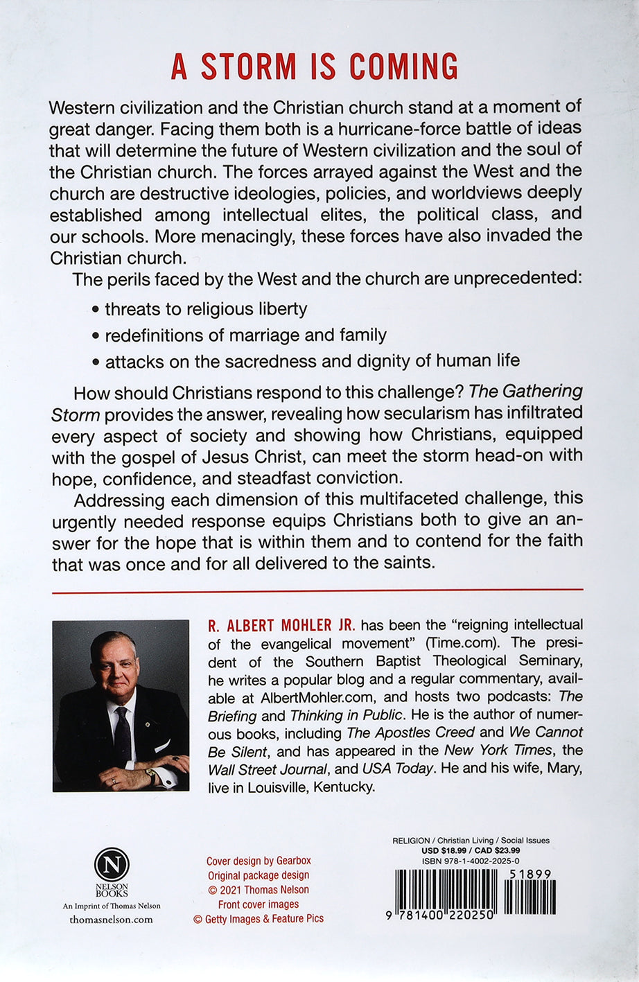 The Gathering Storm: Secularism, Culture, and the Church