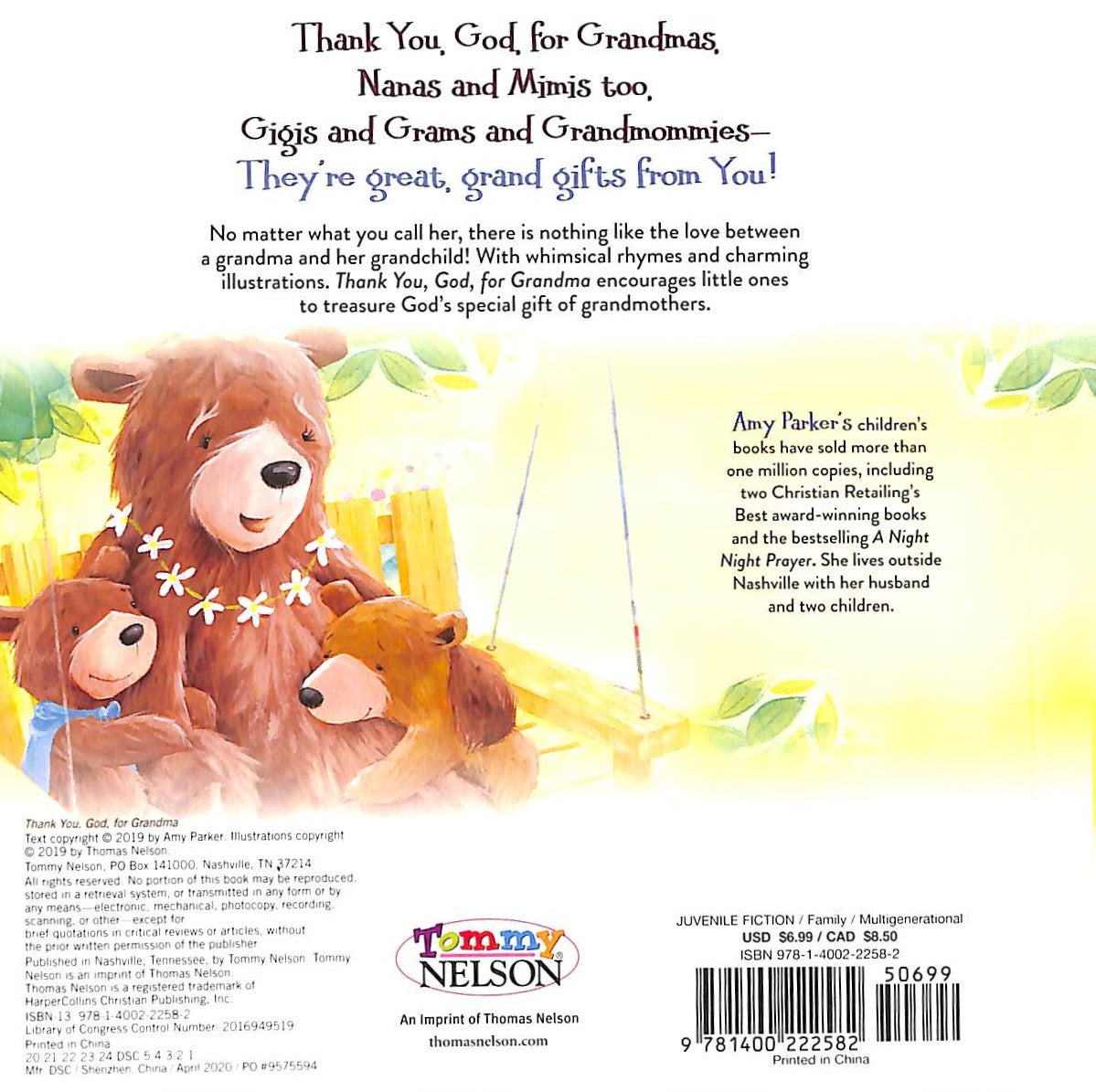 Thank You, God, For Grandma (Mini Edition)