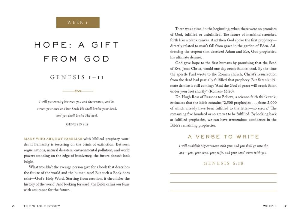 The Whole Story: A 52-Week Devotional Journey Through Every Book of the Bible