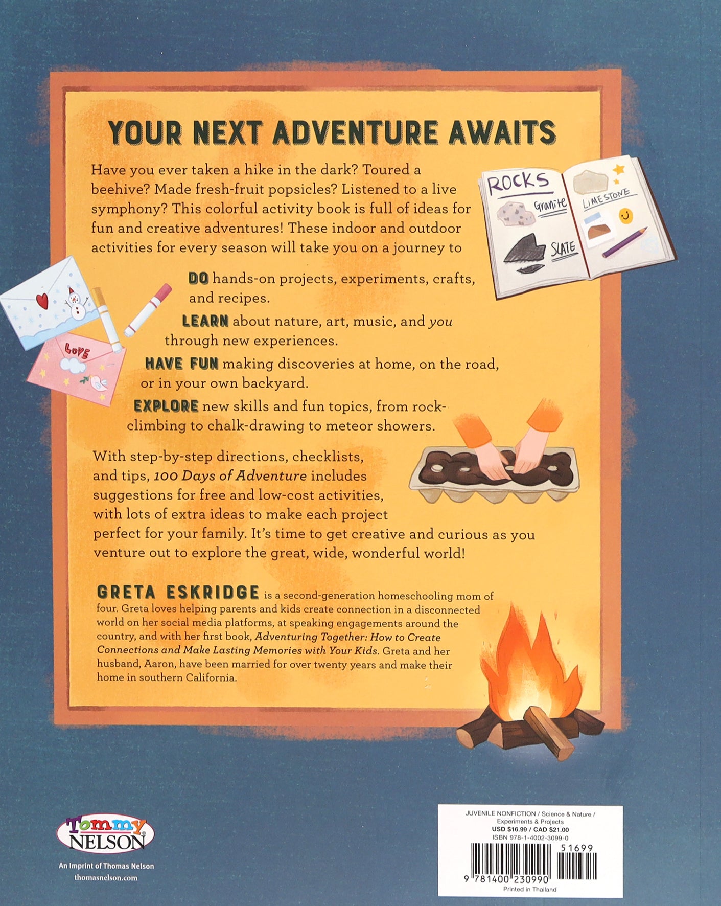 100 Days of Adventure: Nature Activities, Creative Projects, and Field Trips For Every Season (Ages 6-10)