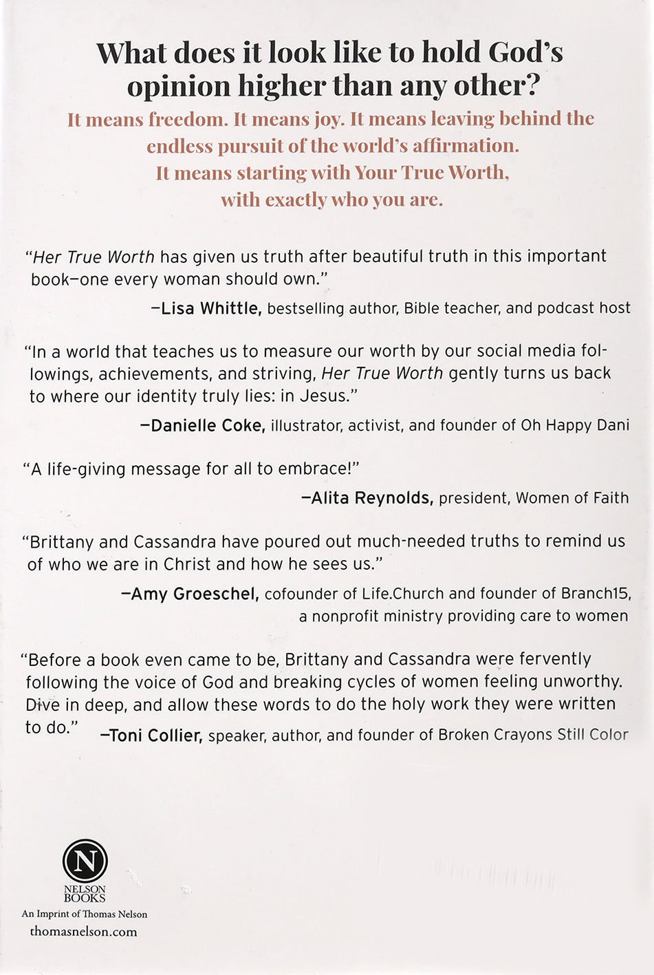Her True Worth: Breaking Free From a Culture of Selfies, Side Hustles, and People Pleasing to Embrace Your True Identity in Christ