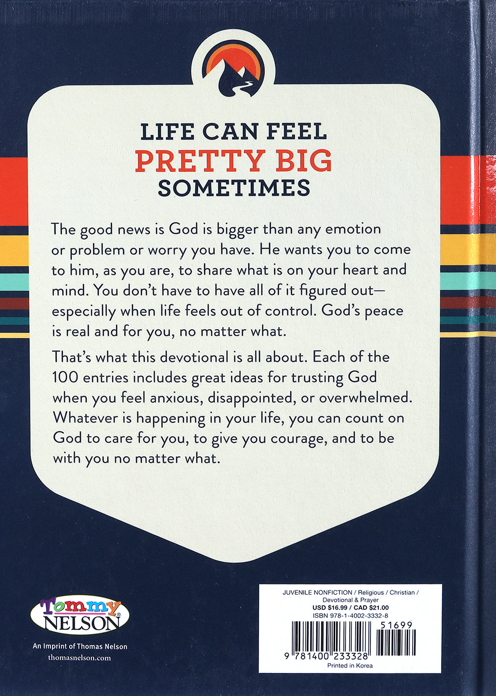 You Can Count on God: 100 Devotions For Kids