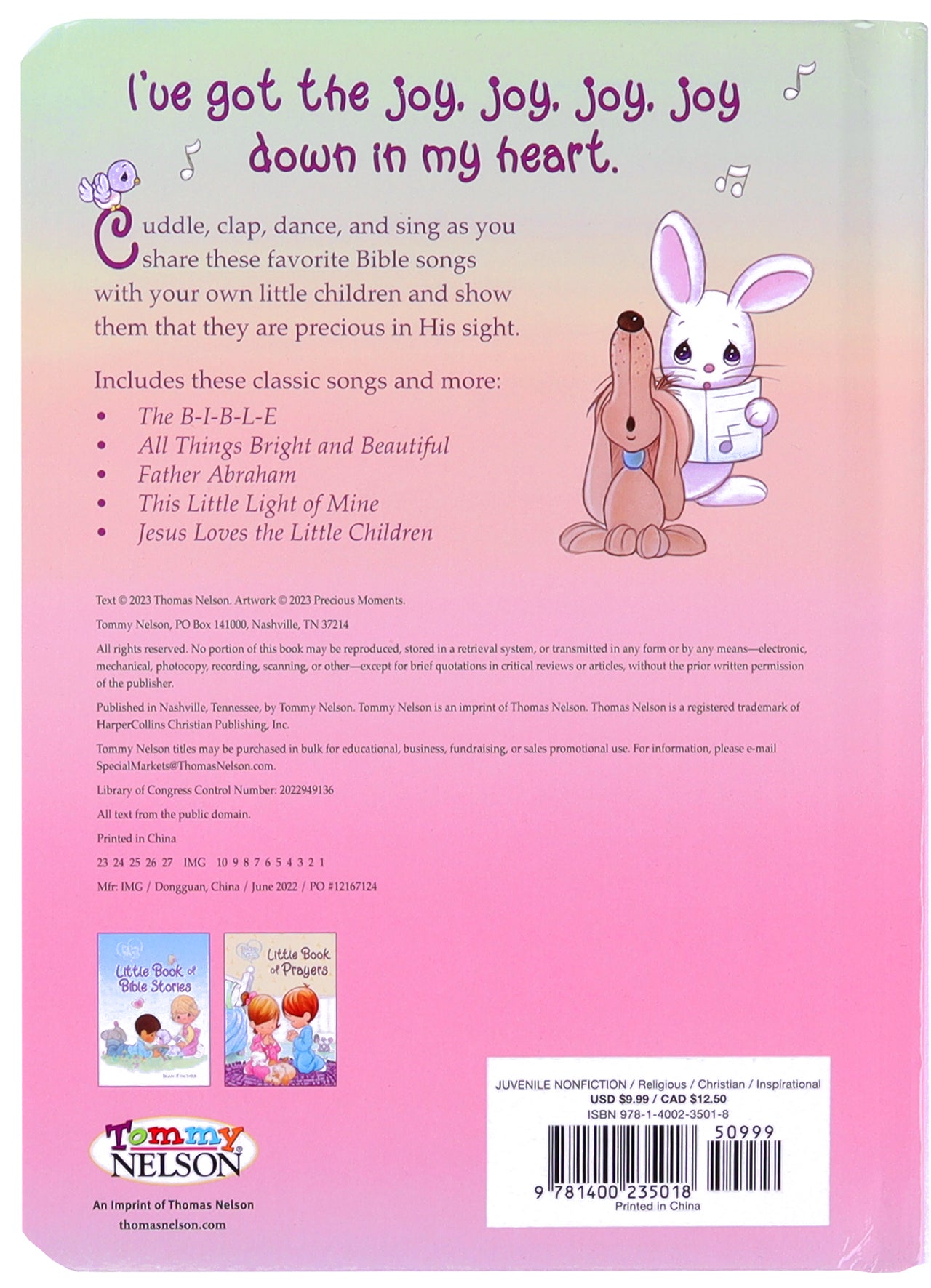 My Bible Songbook (Precious Moments Series)