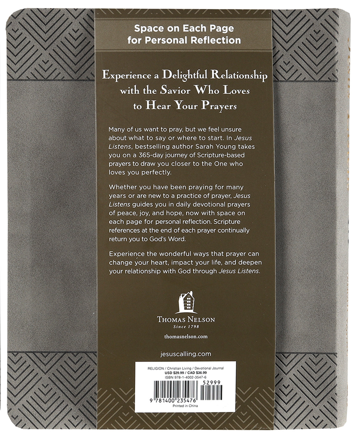 Jesus Listens Note-Taking Edition: Daily Devotional Prayers of Peace, Joy, and Hope