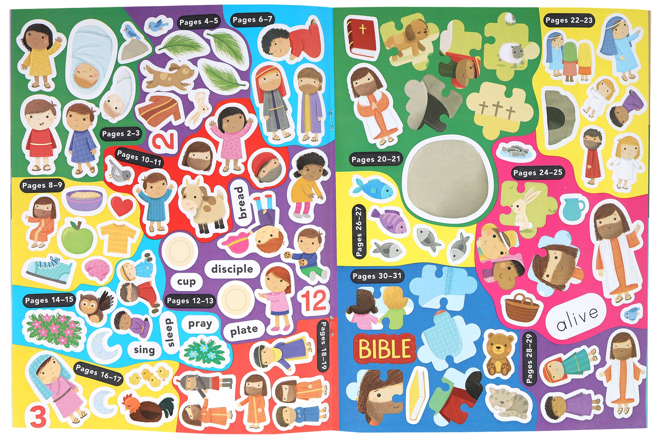 Say and Pray Bible Easter Sticker and Activity Book