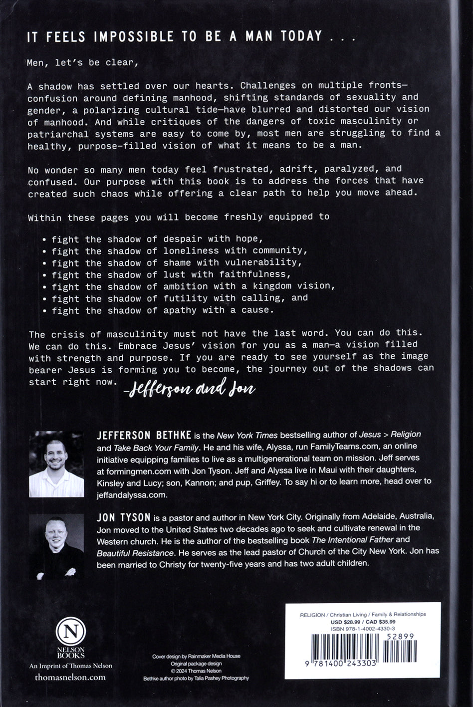 Fighting Shadows: Overcoming 7 Lies That Keep Men From Becoming Fully Alive