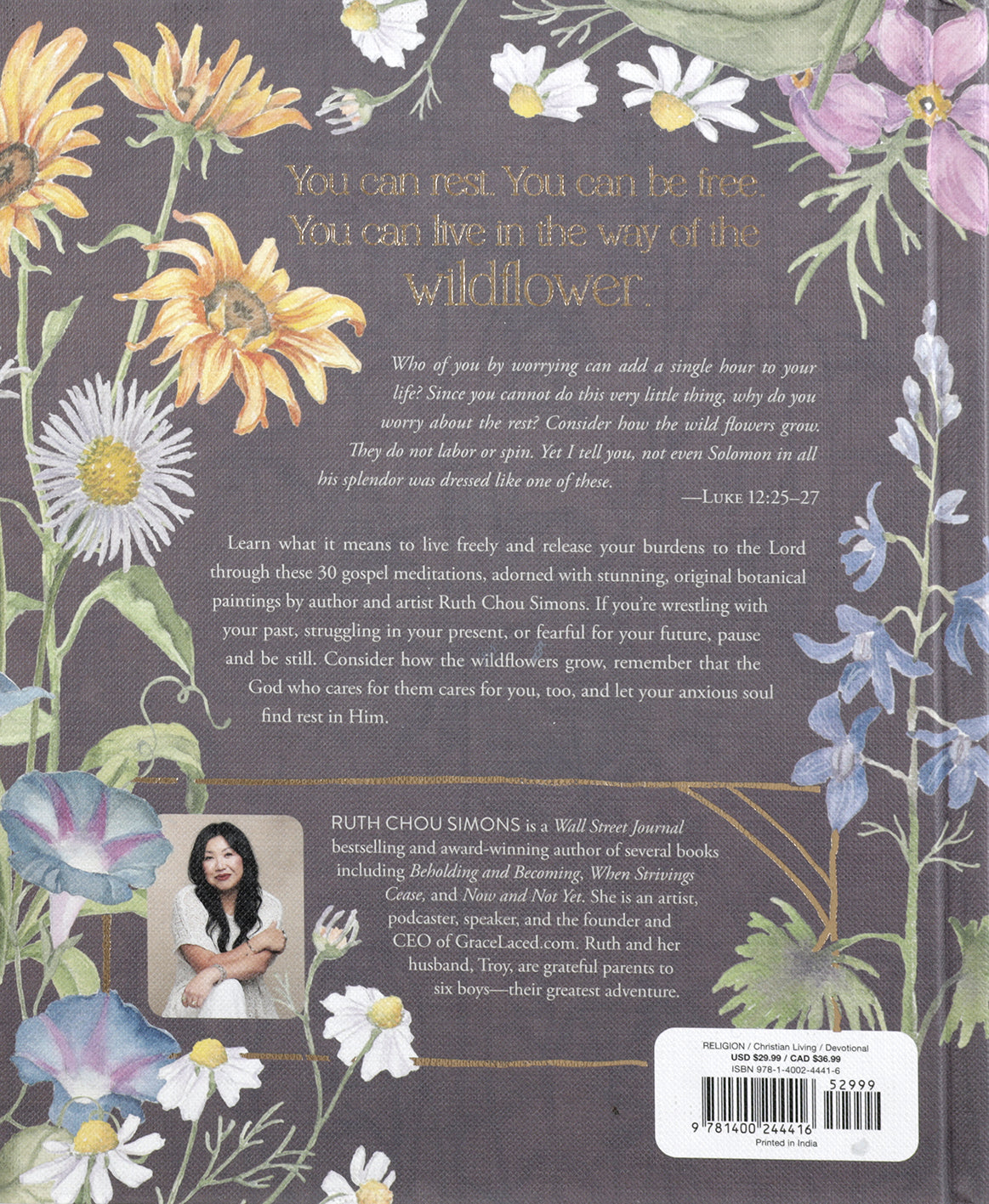 The Way of the Wildflower: Gospel Meditations to Unburden Your Anxious Soul