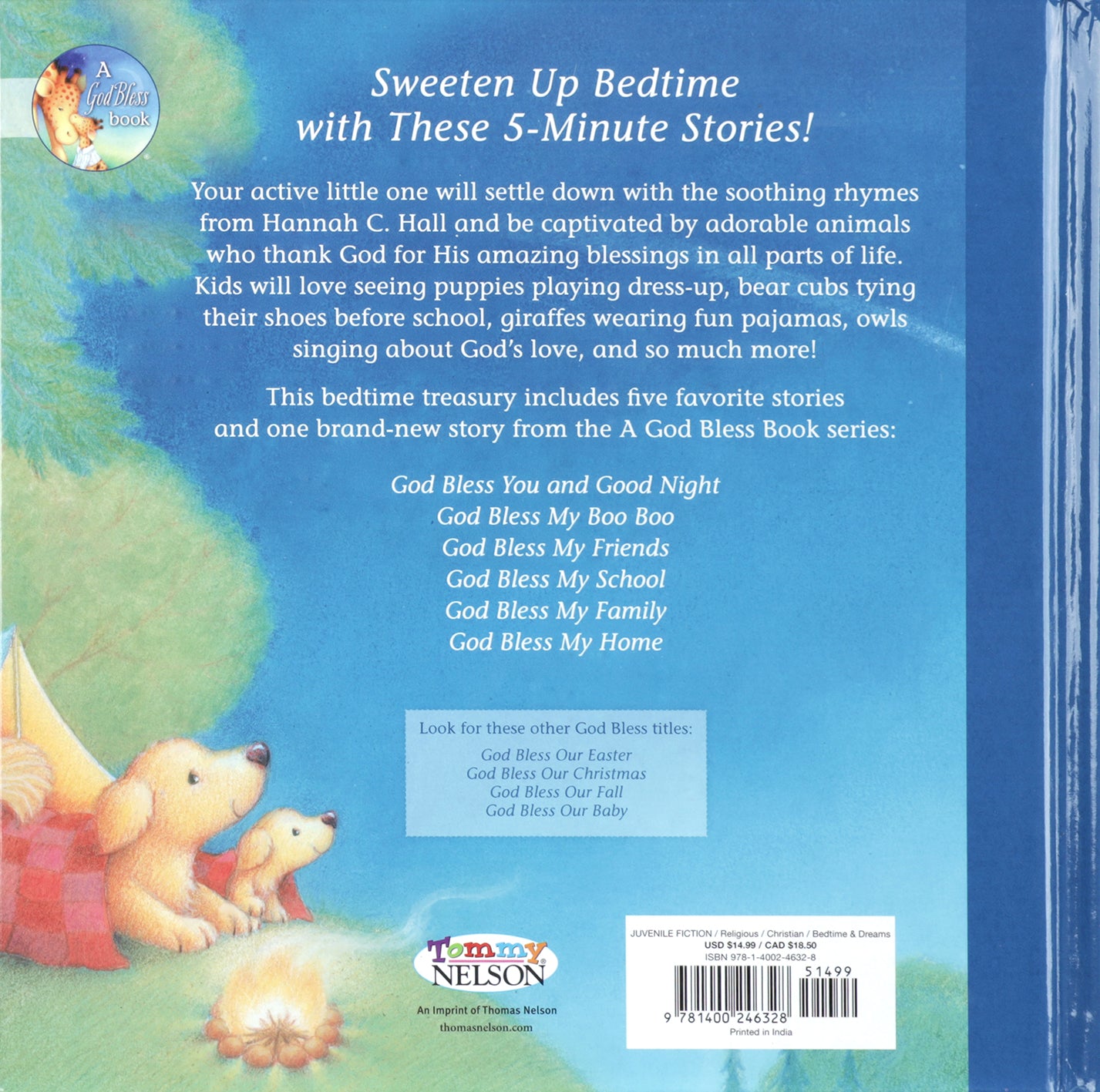 5-Minute Bedtime Treasury (A God Bless Book Series)