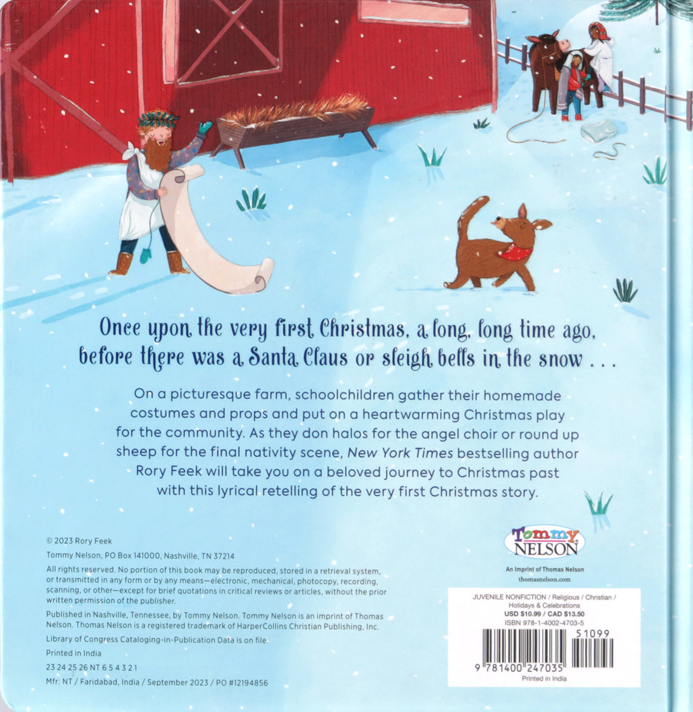 Once Upon the Very First Christmas For Little Ones