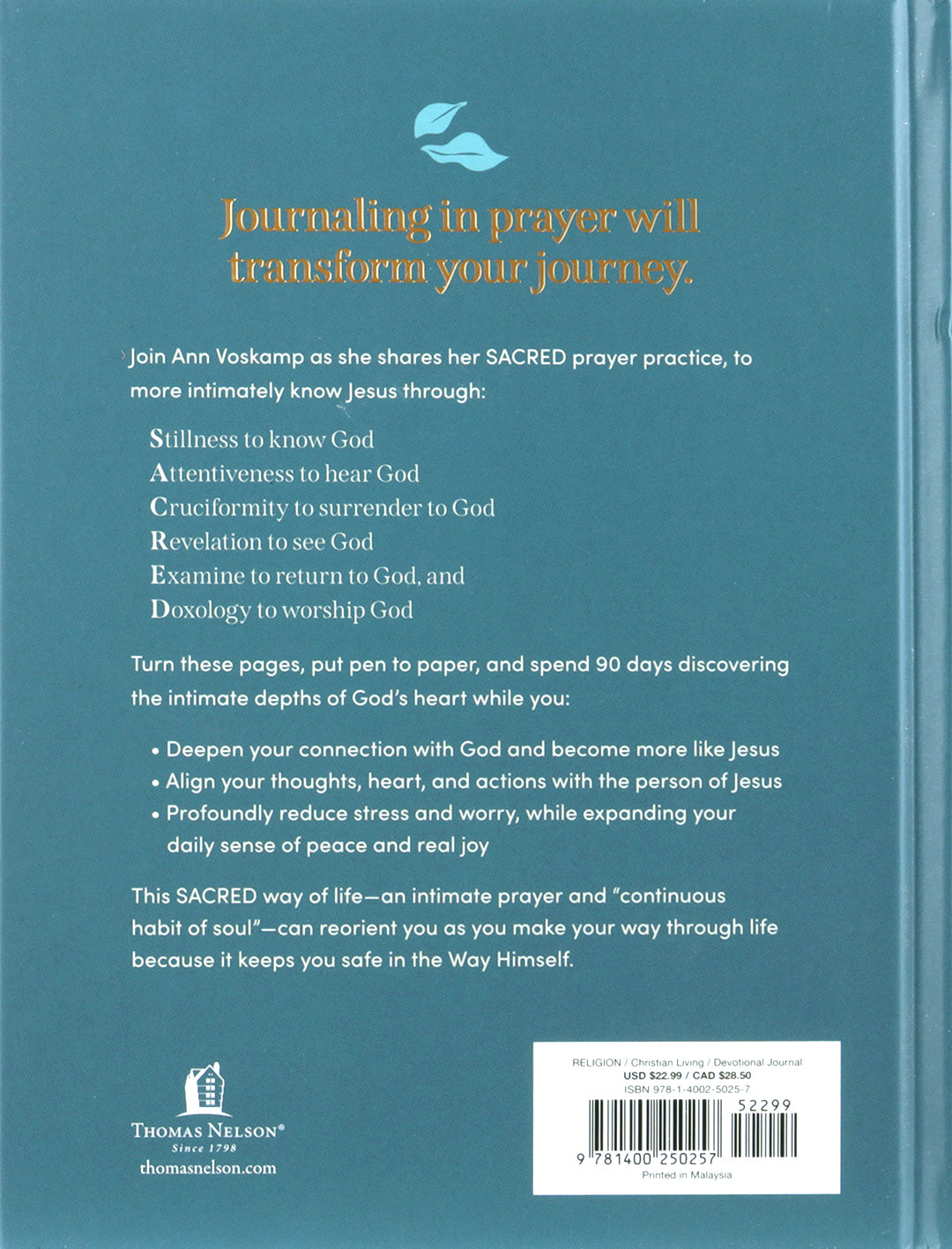 Sacred Prayer: 90 Days of Deeper Intimacy with God