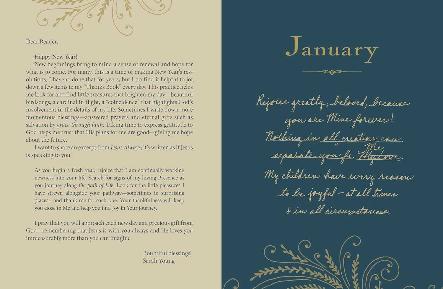 Jesus Calling Commemorative Edition: Enjoying Peace in His Presence, (A 365-Day Devotional, Includes 12 New Bonus Devotions and 12 Letters from the Author)