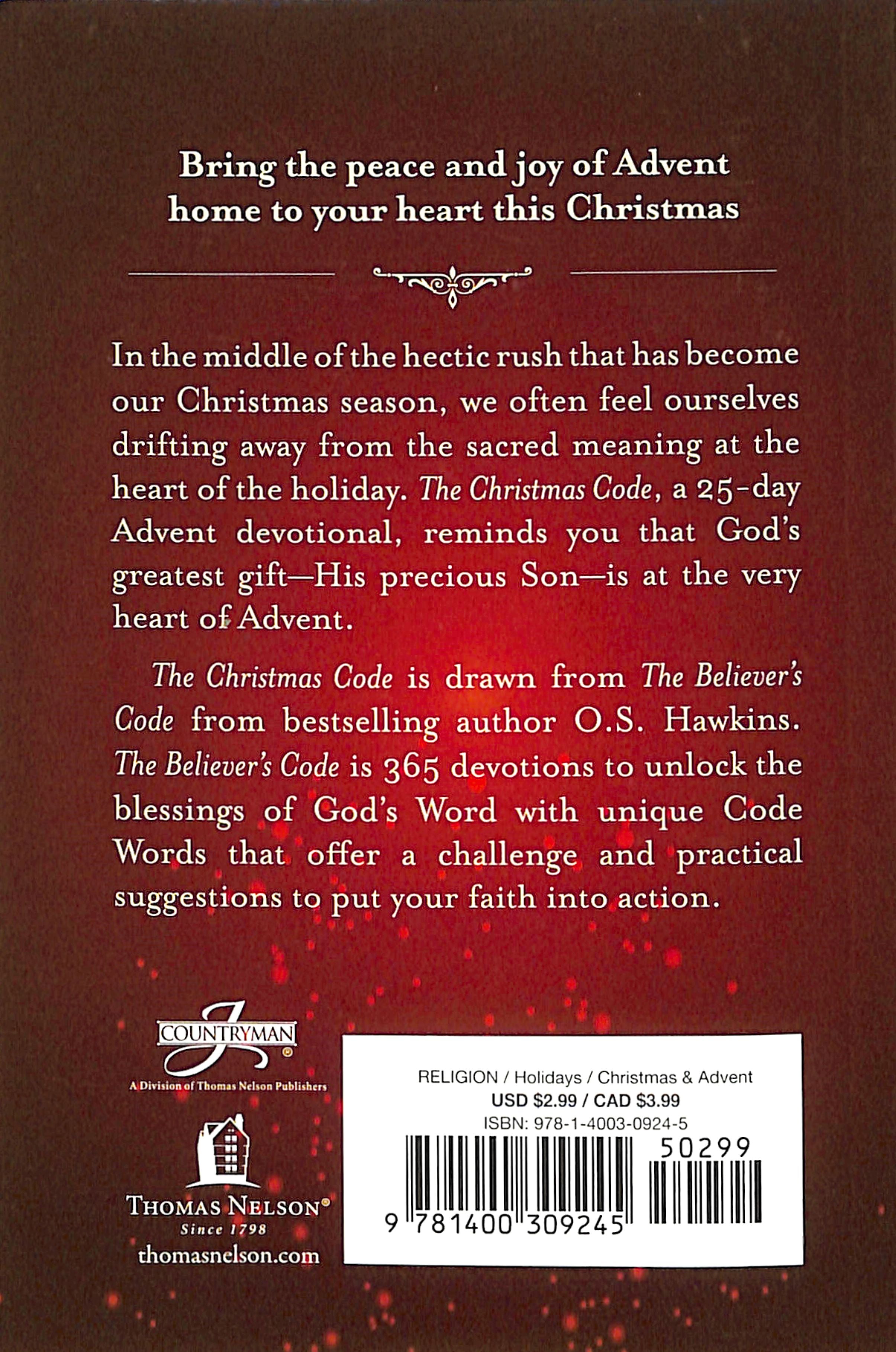 The Christmas Code: Daily Devotions Celebrating the Advent Season