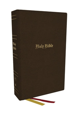 KJV Holy Bible Super Giant Print Reference Bible Brown (Red Letter Edition)