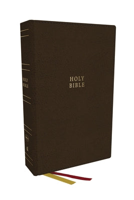 NKJV Holy Bible Super Giant Print Reference Bible Brown (Red Letter Edition)