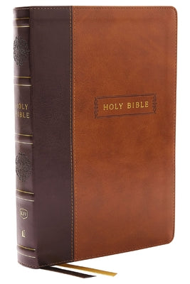 KJV Holy Bible Center-Column Reference Bible Brown Thumb Indexed (Red Letter Edition)