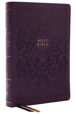 KJV Holy Bible Center-Column Reference Bible Purple (Red Letter Edition)
