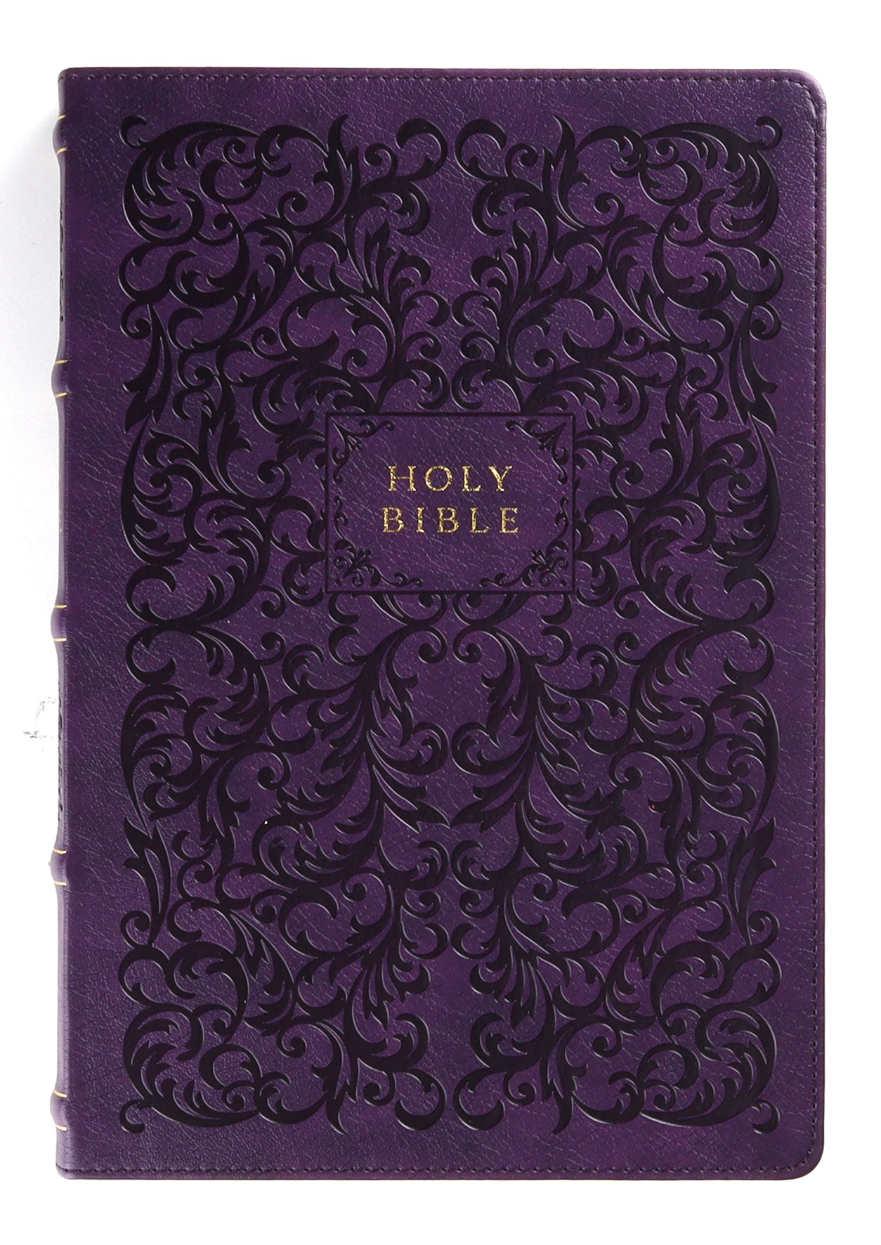 KJV Holy Bible Center-Column Reference Bible Purple (Red Letter Edition)