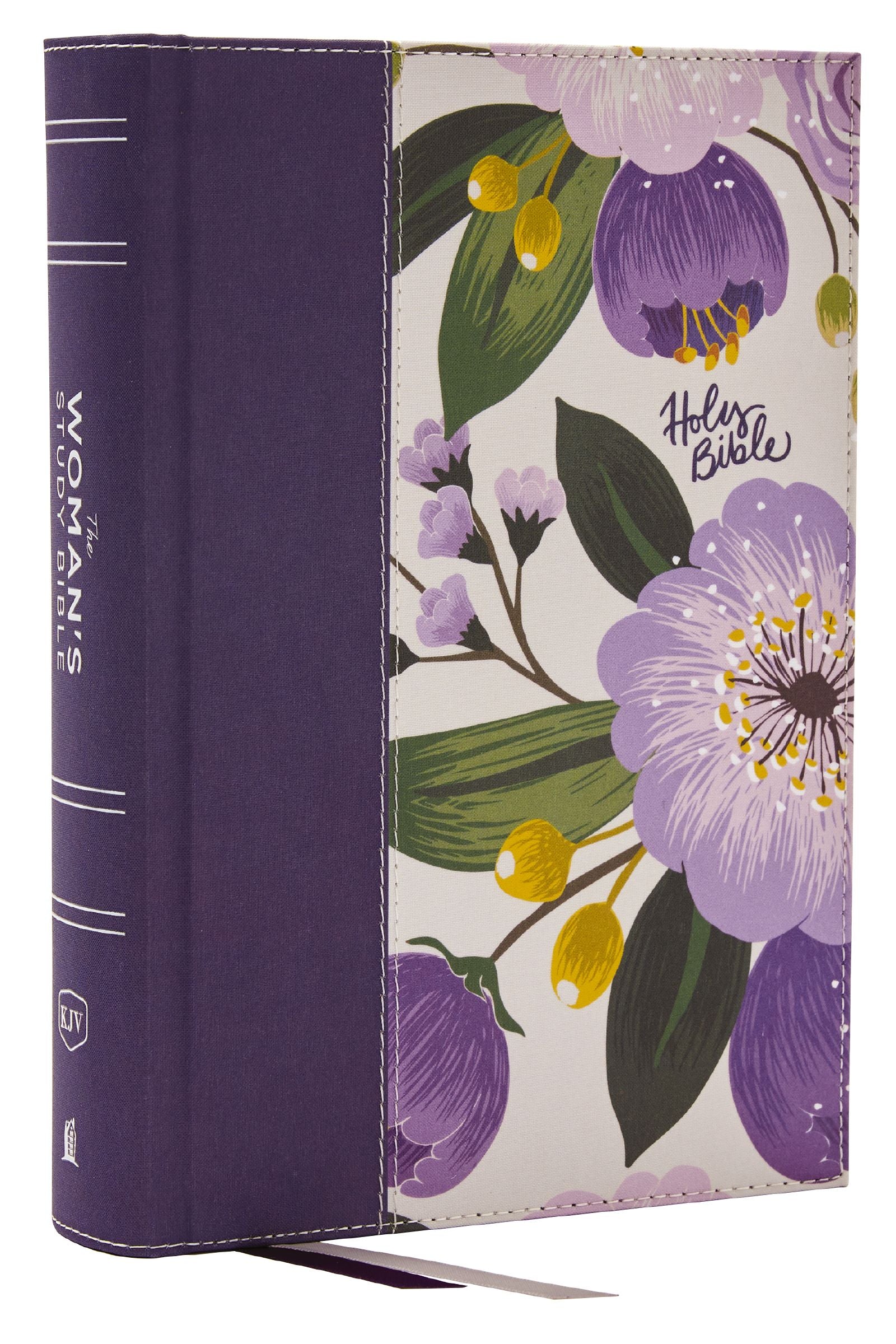 KJV Woman's Study Bible Purple Floral (Red Letter Edition)