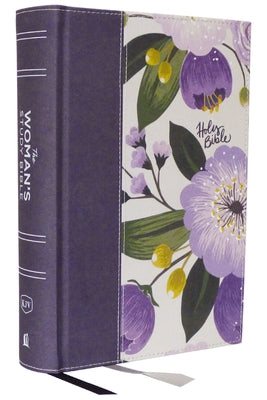 KJV Woman's Study Bible Purple Floral Indexed (Red Letter Edition)