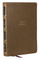 KJV Compact Center-Column Reference Bible Brown (Red Letter Edition)