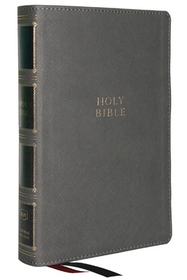KJV Compact Center-Column Reference Bible Gray (Red Letter Edition)