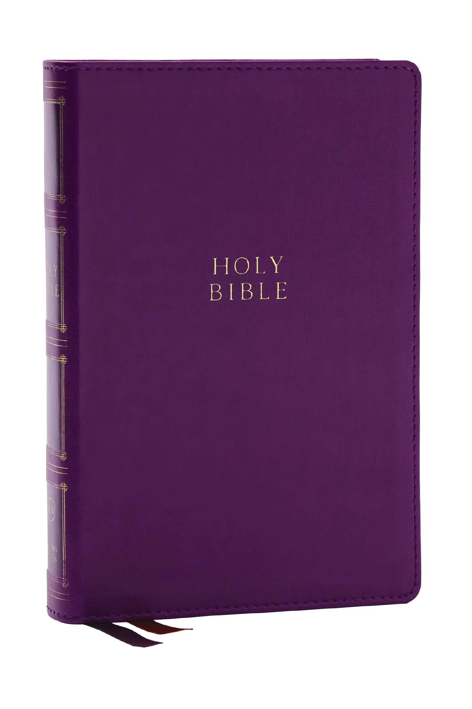 KJV Compact Center-Column Reference Bible Purple (Red Letter Edition)