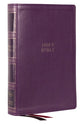 KJV Compact Center-Column Reference Bible Purple Indexed (Red Letter Edition)