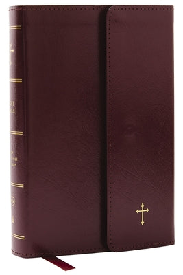 NKJV Compact Paragraph-Style Reference Bible Burgundy (Red Letter Edition)
