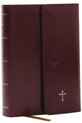 KJV Holy Bible Compact Reference Bible Burgundy With Flap (Red Letter Edition)