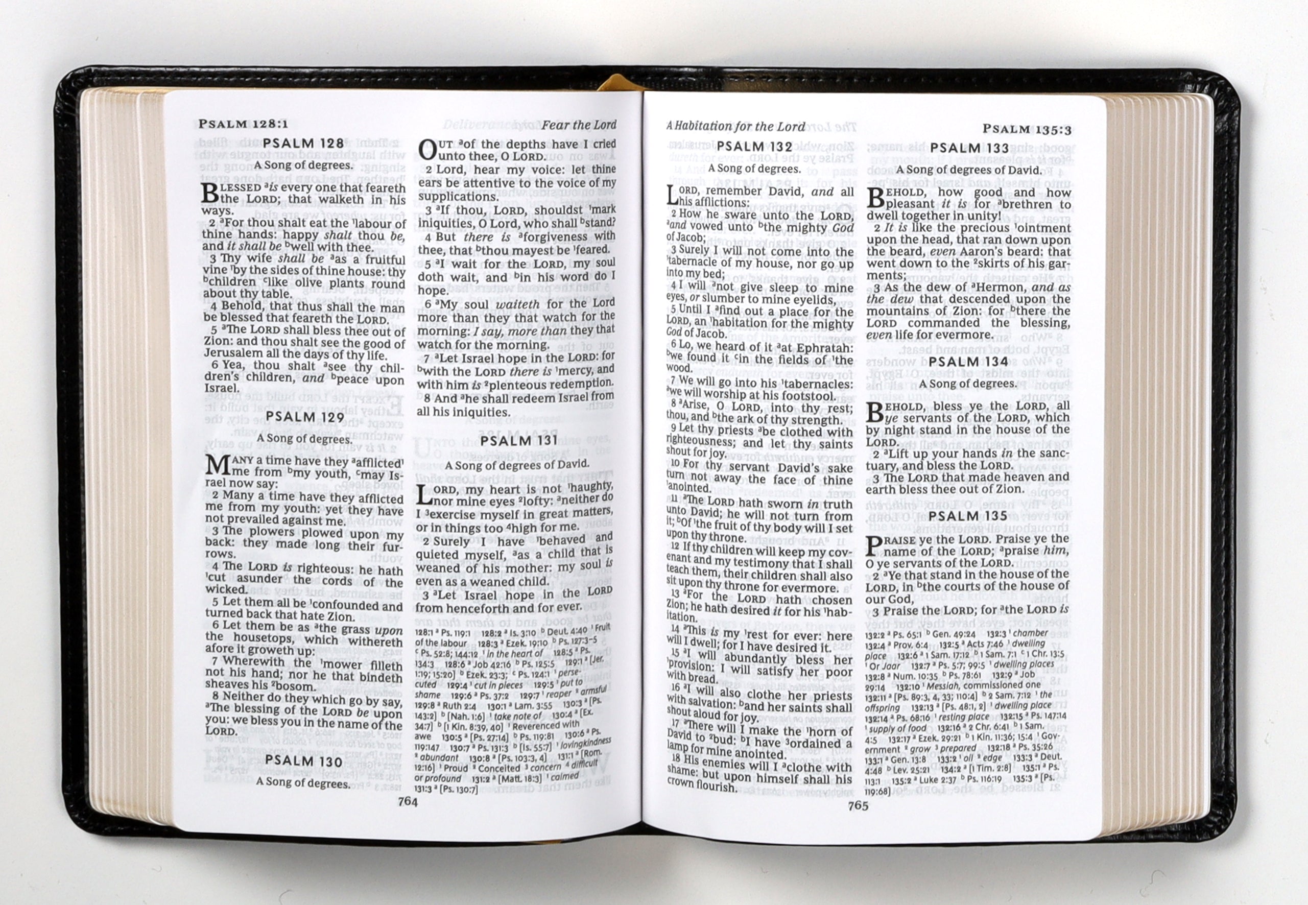 KJV Holy Bible Compact Reference Bible Black (Red Letter Edition)