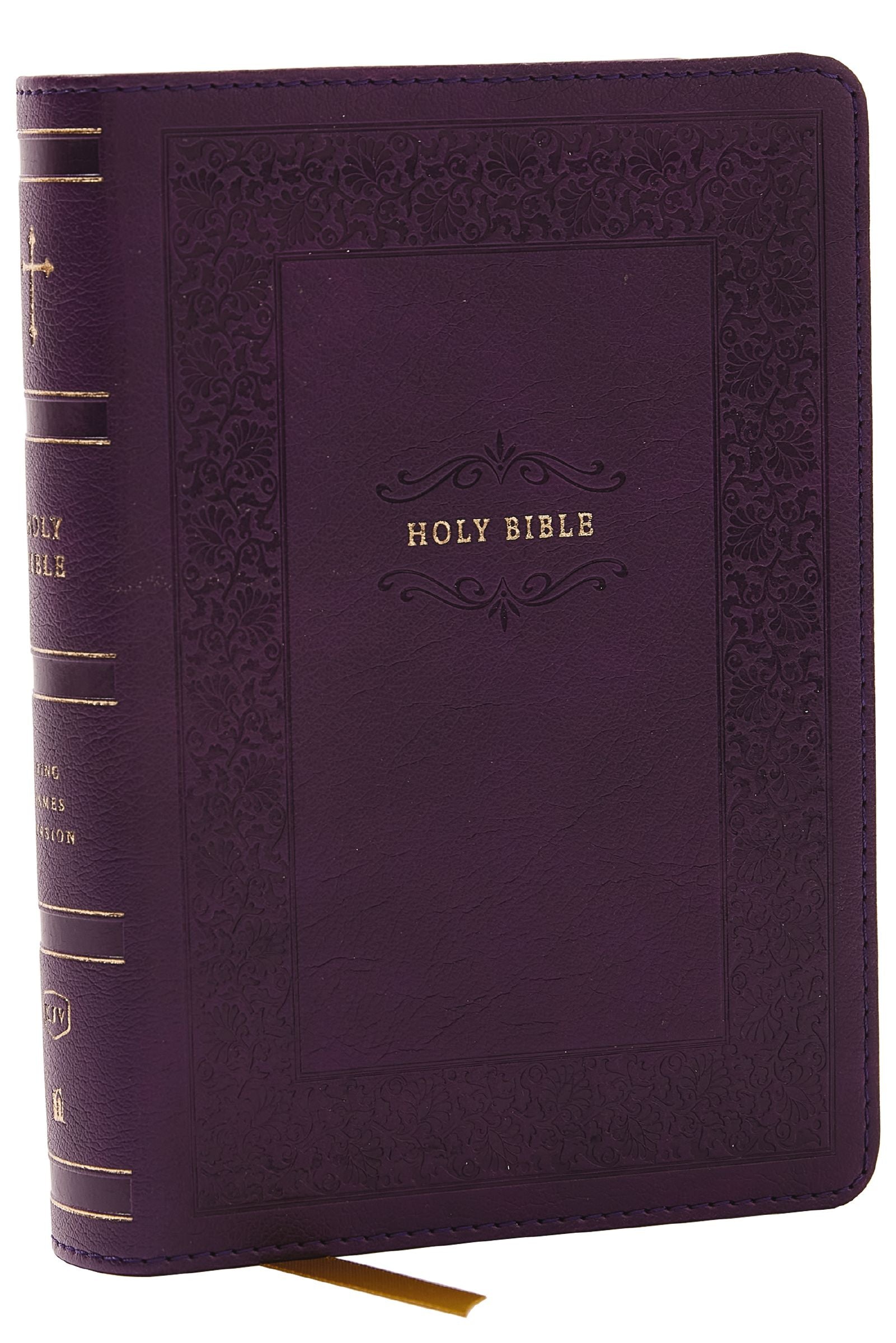 KJV Holy Bible Compact Reference Bible Purple (Red Letter Edition)