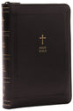 KJV Holy Bible Compact Reference Bible Black With Zipper (Red Letter Edition)