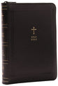 KJV Holy Bible Compact Reference Bible Black With Zipper (Red Letter Edition)
