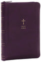 KJV Holy Bible Compact Reference Bible Purple With Zipper (Red Letter Edition)