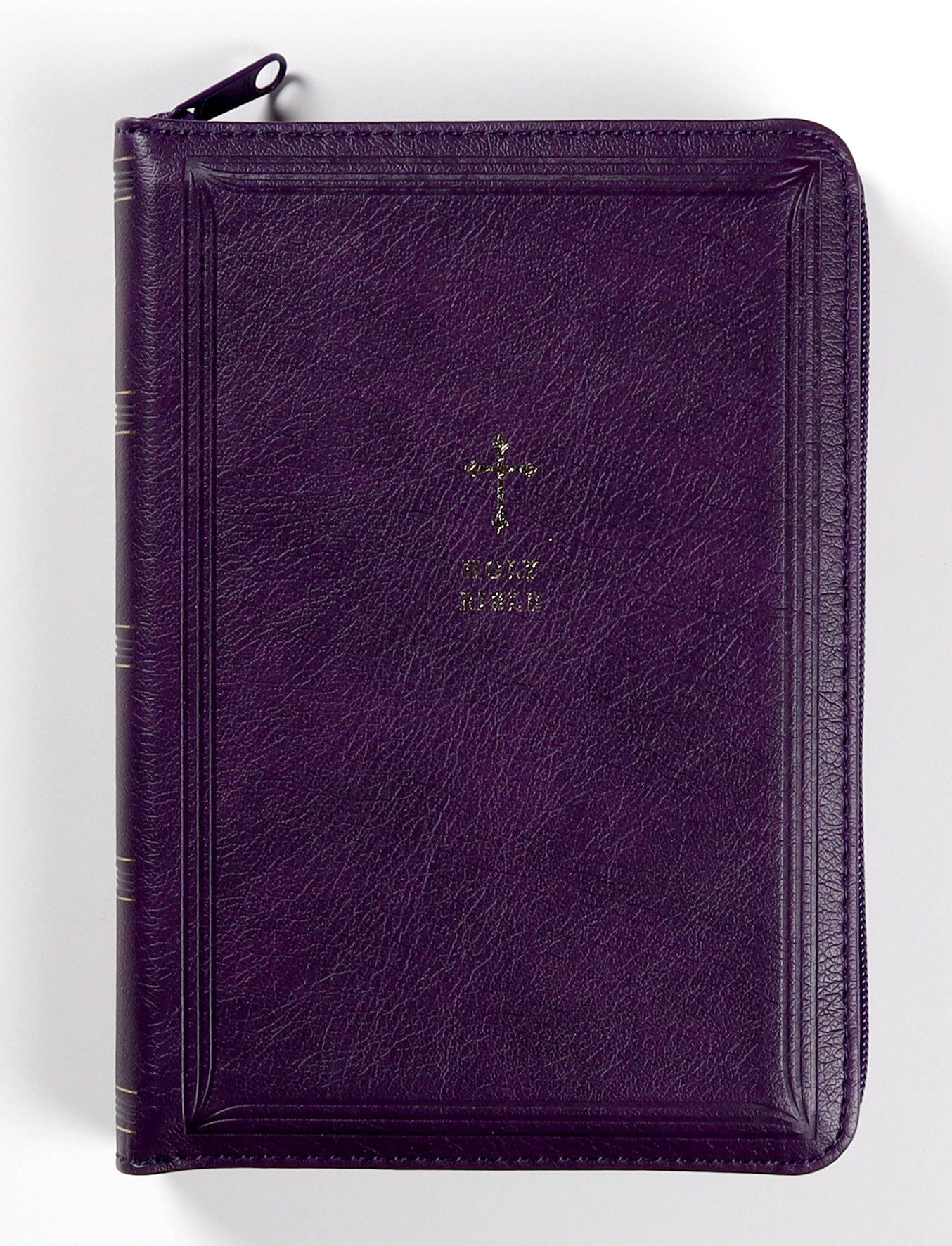 KJV Holy Bible Compact Reference Bible Purple With Zipper (Red Letter Edition)