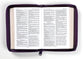 KJV Holy Bible Compact Reference Bible Purple With Zipper (Red Letter Edition)