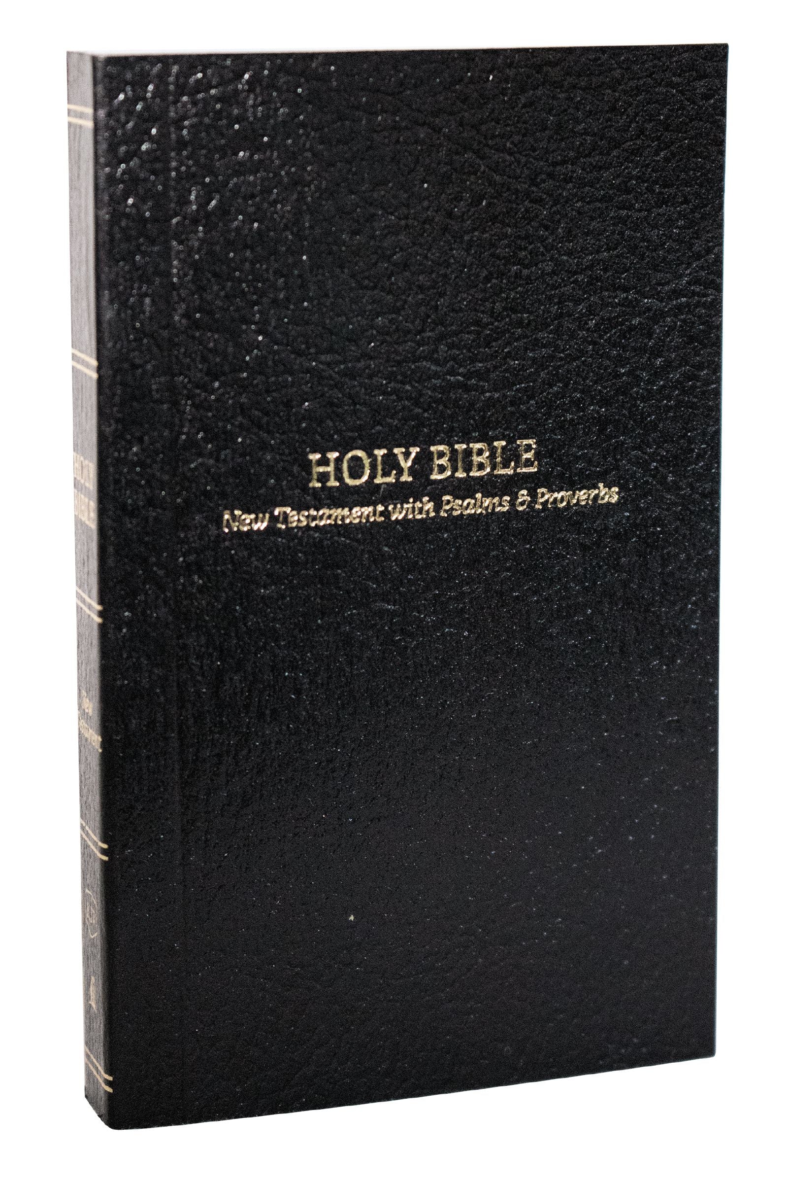 KJV Pocket New Testament With Psalms and Proverbs Black (Red Letter Edition)