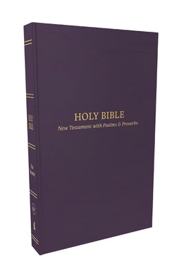 KJV Pocket New Testament With Psalms and Proverbs Purple (Red Letter Edition)