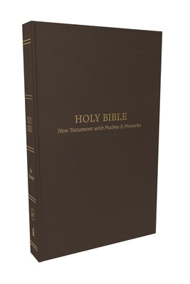KJV Pocket New Testament With Psalms and Proverbs Brown (Red Letter Edition)