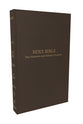 KJV Pocket New Testament With Psalms and Proverbs Brown (Red Letter Edition)