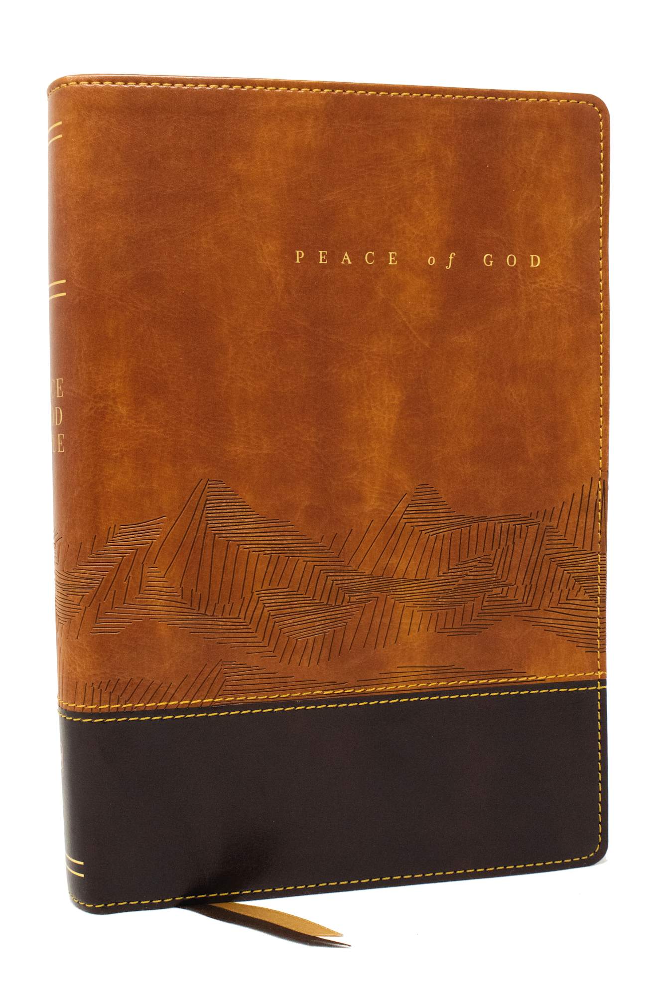 NKJV Peace of God Bible Brown (Red Letter Edition)