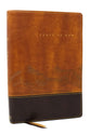 NKJV Peace of God Bible Brown (Red Letter Edition)