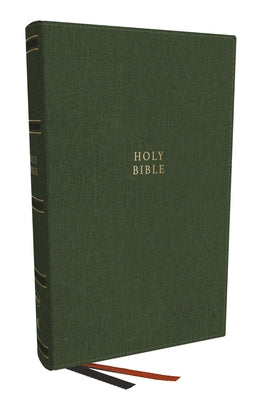 NKJV Single-Column Reference Bible Verse-By-Verse Green (Red Letter Edition)