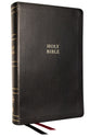 NKJV Single-Column Reference Bible Verse-By-Verse Black Thumb Indexed (Red Letter Edition)