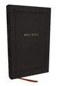 NKJV Holy Bible Personal Size Large Print Reference Bible Black Thumb Indexed (Red Letter Edition)